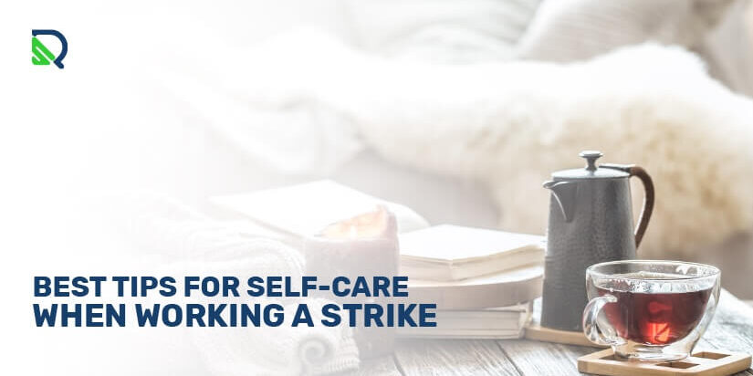 photo of cup of tea with kettle and books