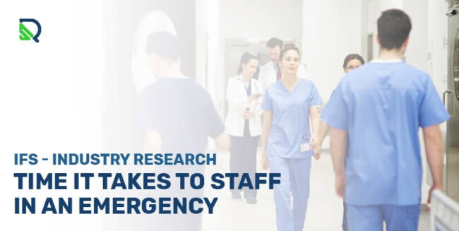 clinicians inside a medical facility