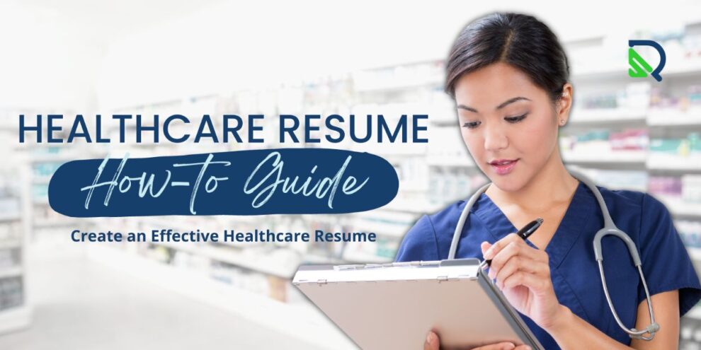 nurse writing a resume